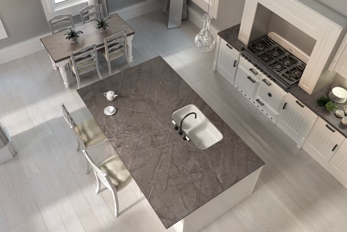 Dekton By Cosentino Kira 127" x 57" x 2 cm Matte Dekton Slab
