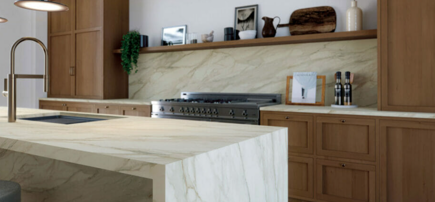 Caesarstone Mirabel |124.5’’ x 61.5’’|1.2 cm| Honed Finish Porcelain Slab