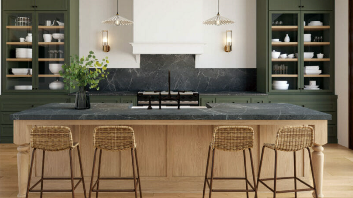 Caesarstone Locura |124.5’’ x 61.5’’|1.2 cm| Honed Finish Porcelain Slab