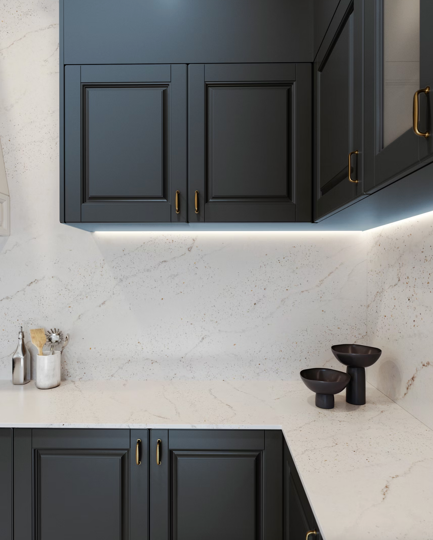 Cosentino Silestone Eclectic Pearl 128’’ x 62’’ x 2.0 cm Polished Quartz Slab