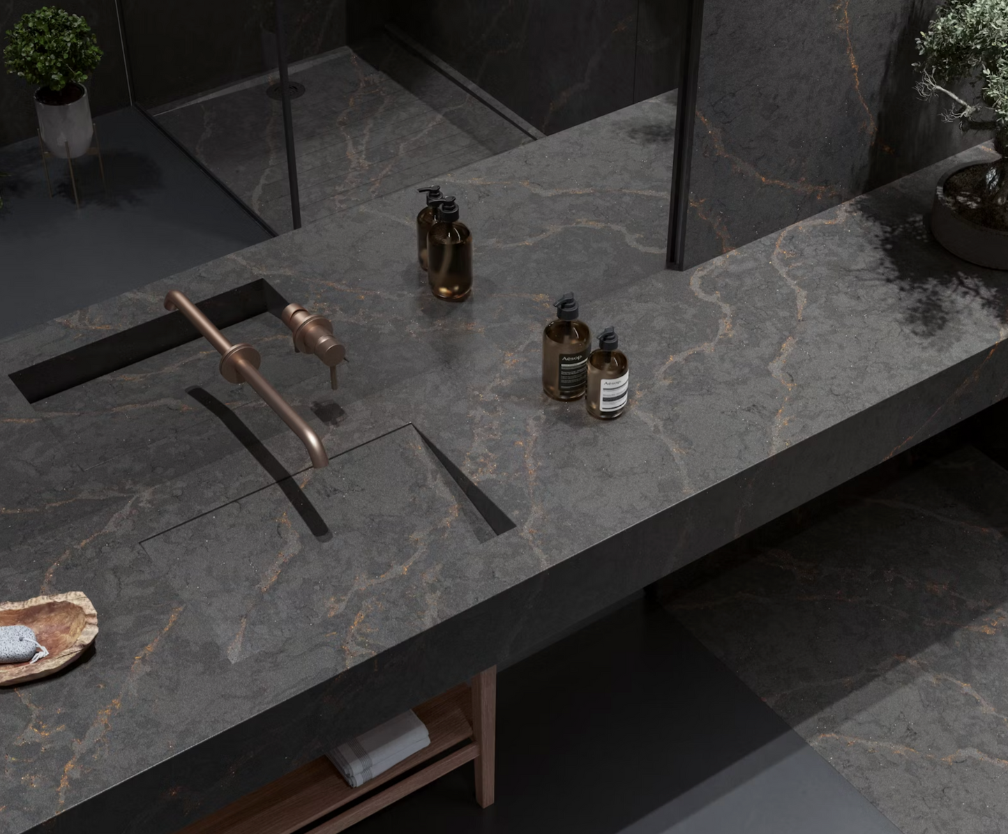 Cosentino Silestone Bohemian Flame 128’’ x 62’’ x 2.0 cm Suede Quartz