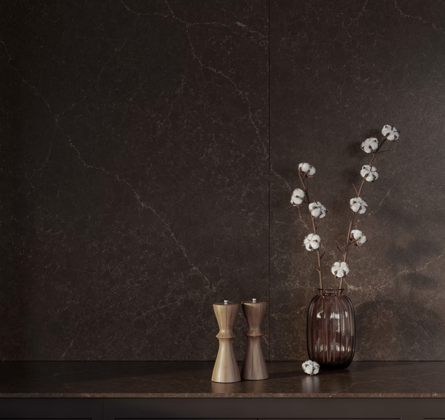 Cosentino Silestone Chateau Brown 128’’ x 62’’ x 2.0 cm Polished Quartz Slab