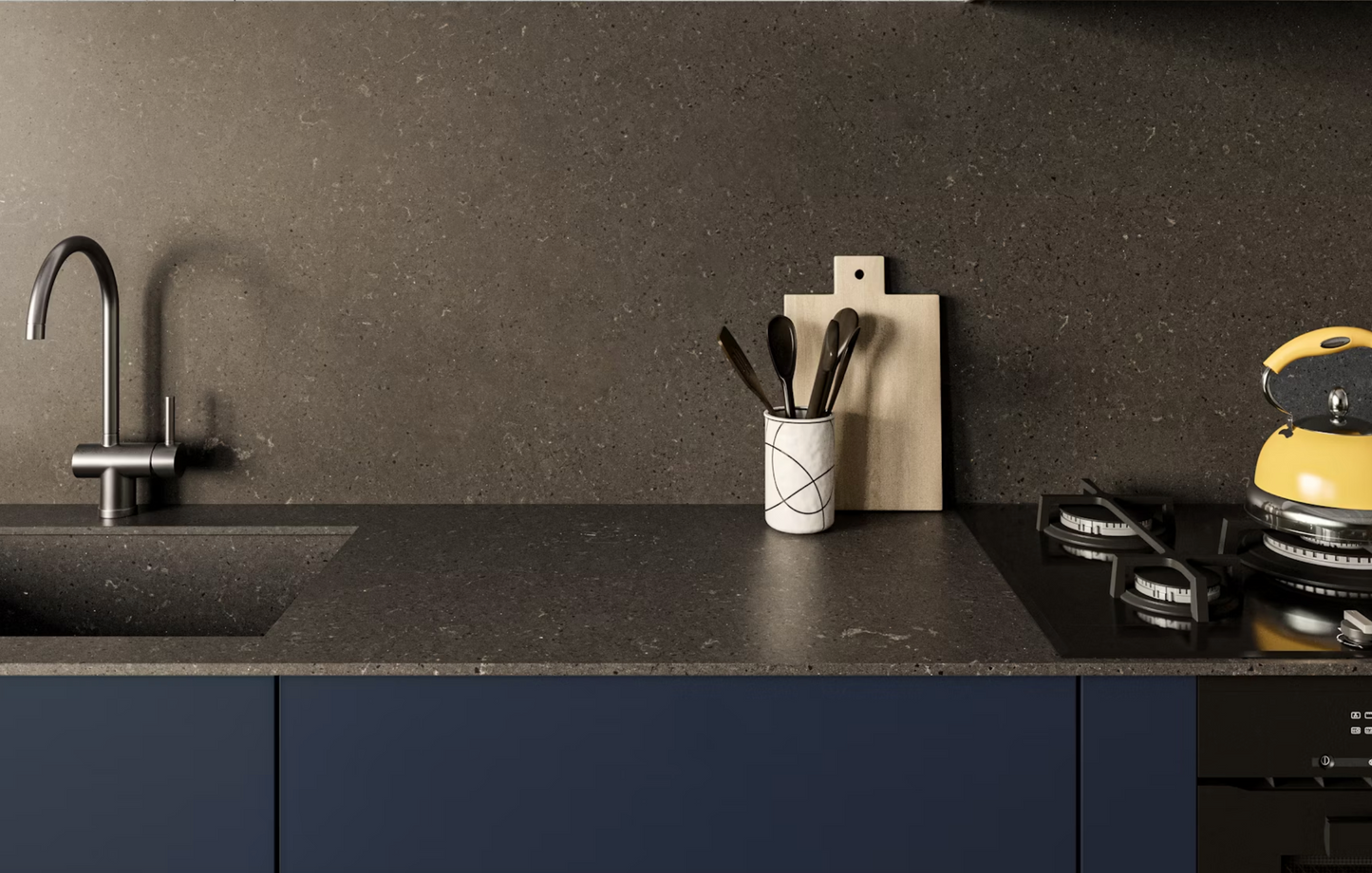 Cosentino Silestone Brass Relish 128’’ x 62’’ x 2.0 cm Suede Quartz Slab