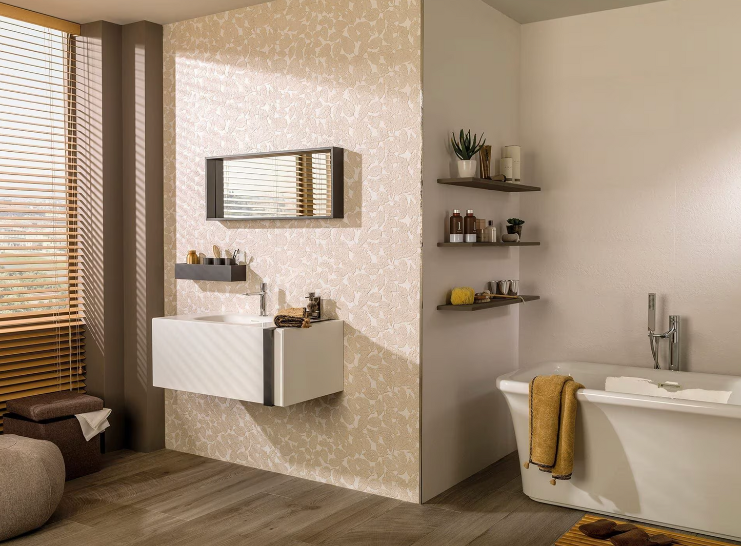 Porcelanosa Menorca Blanco 12"X35" Ceramic Wall Tile