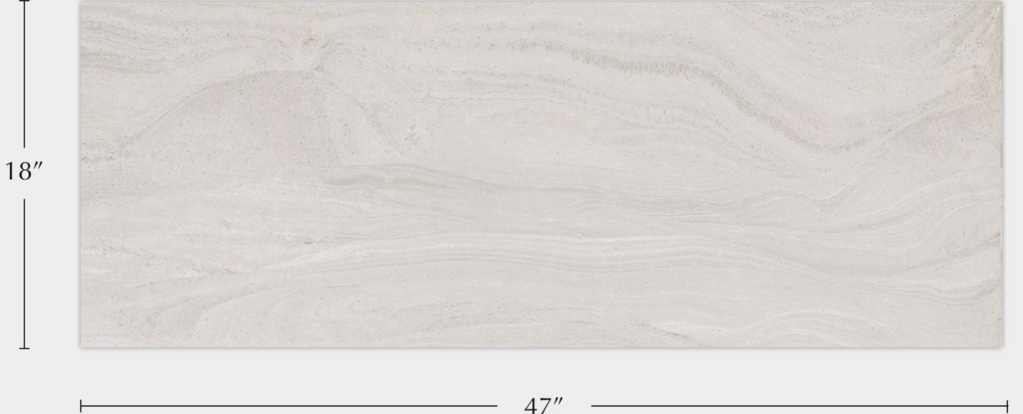 Porcelanosa Butan Bone 18"X47" Matte Ceramic Wall Tile