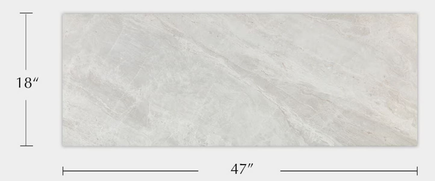 Porcelanosa Indic 18"X47" Matte Concrete Effect Ceramic Wall Tile