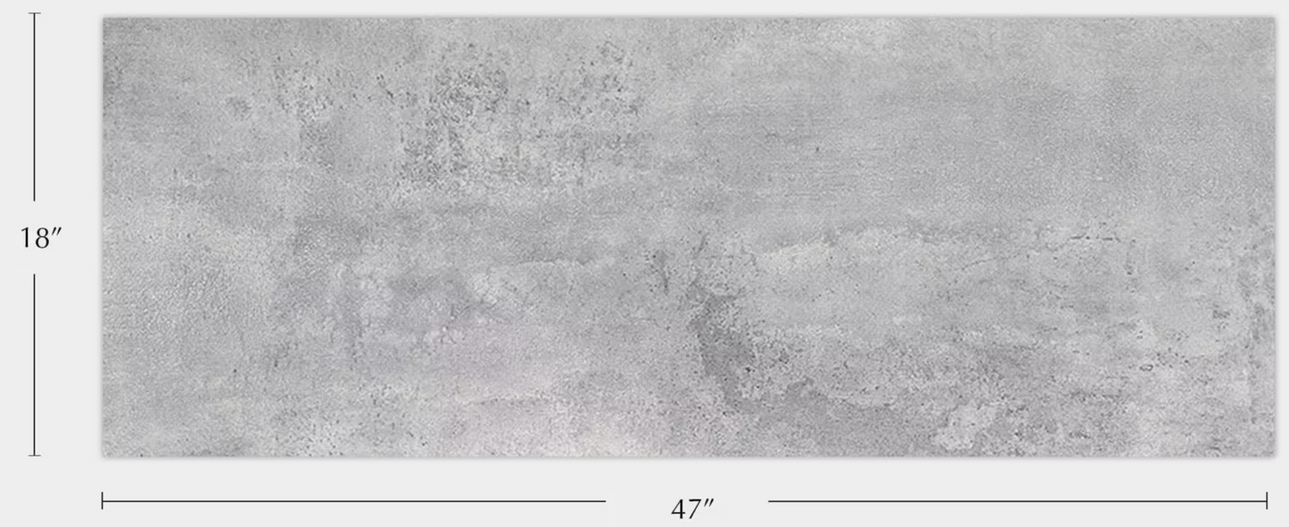 Porcelanosa Metropolitan Antracita 18"X47" Matte-gloss Grey ceramic wall tile