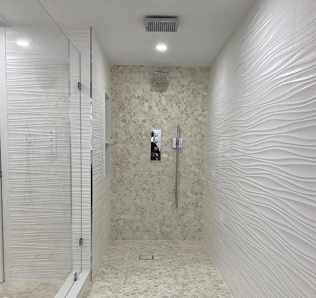 Porcelanosa Oxo Line Blanco 13"X39" Gloss Ceramic Wall Tile
