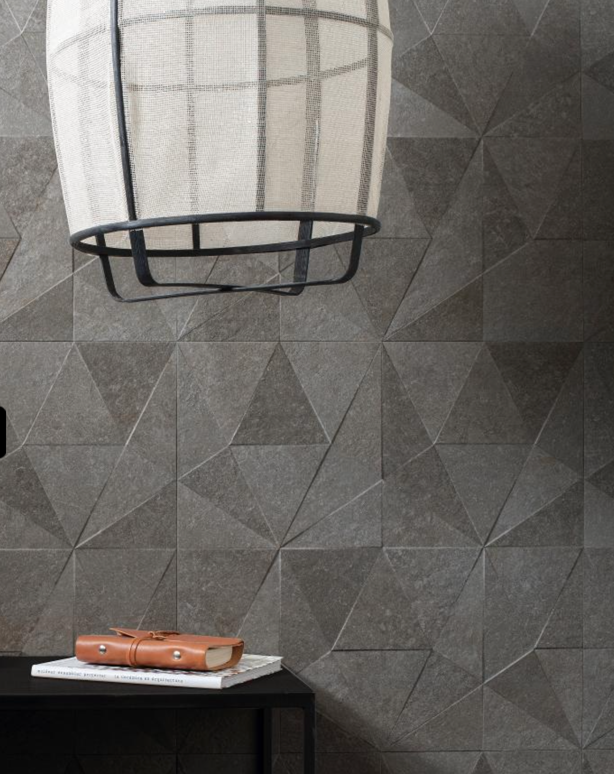 Porcelanosa Ceramic Thao Verbier Dark 18"X47" Matte Wall Tile