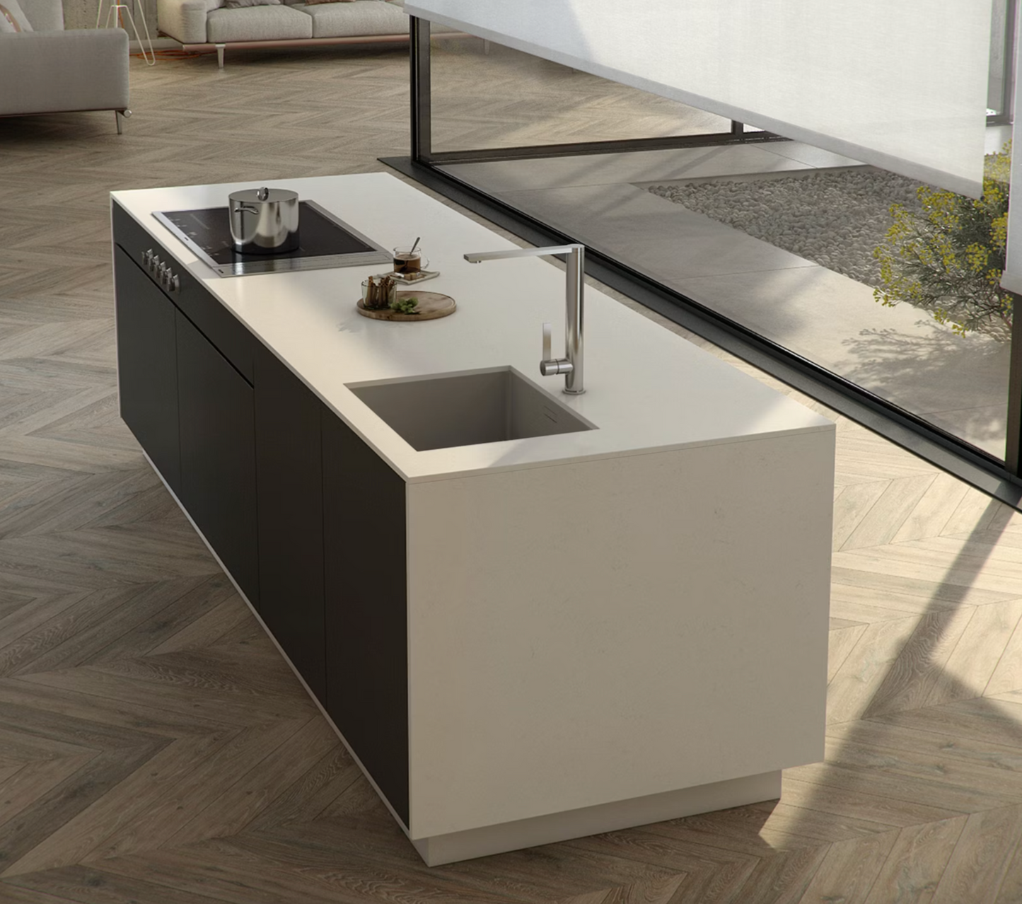 Cosentino Silestone Miami Vena 128’’ x 62’’ x 2.0 cm Polished Quartz Slab