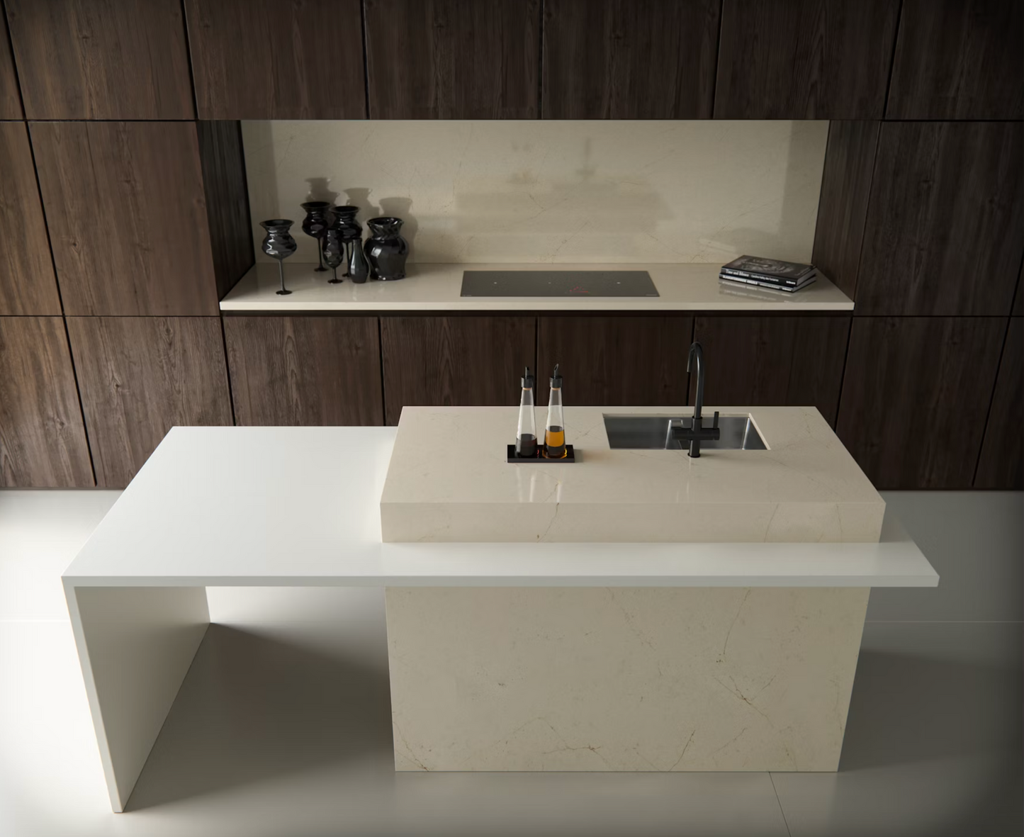 Cosentino Silestone Et Marfil 128’’ x 62’’ x 2.0 cm Polished Quartz Slab