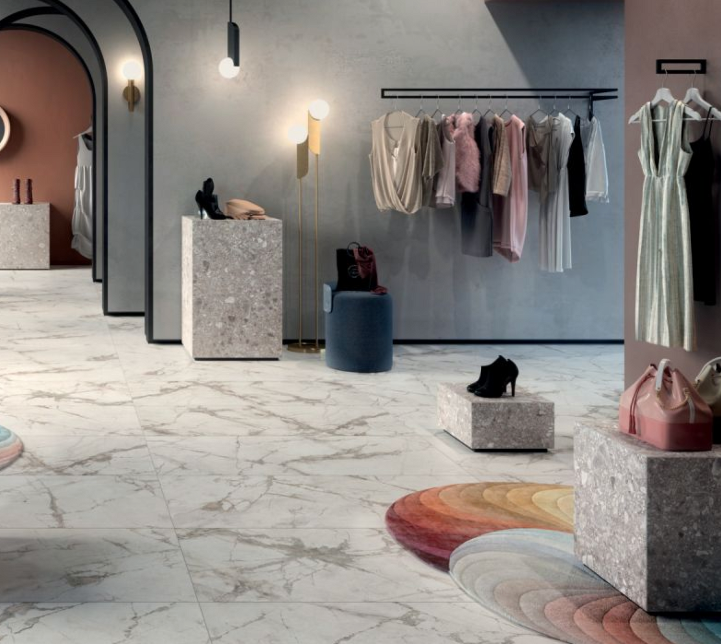 Belleza Ceramica Epoque | White | 24’’ x 48’’ Porcelain Tile