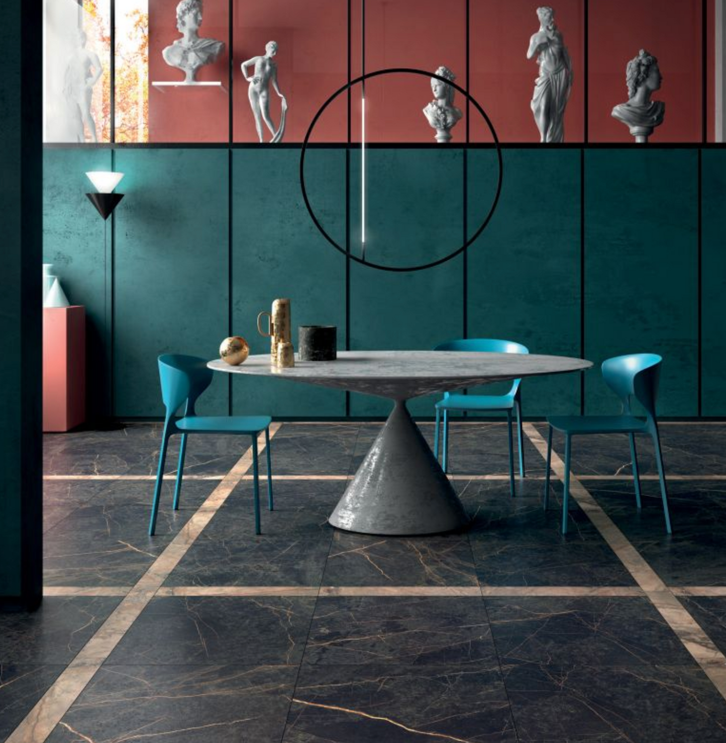 Belleza Ceramica Epoque | Black | 24’’ x 48’’ Porcelain Tile