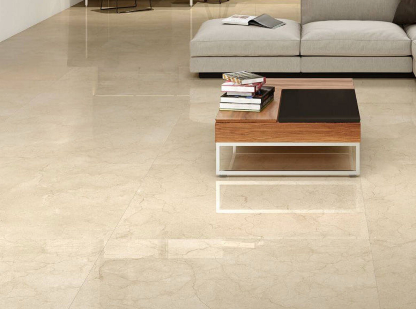 Belleza Ceramica Larin Marfil | Polished | 24’’ x 48’’ Porcelain Tile