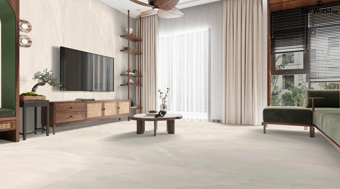 Tile World Aspen Beige | Matte | 24’’ x 48’’ Porcelain Tile