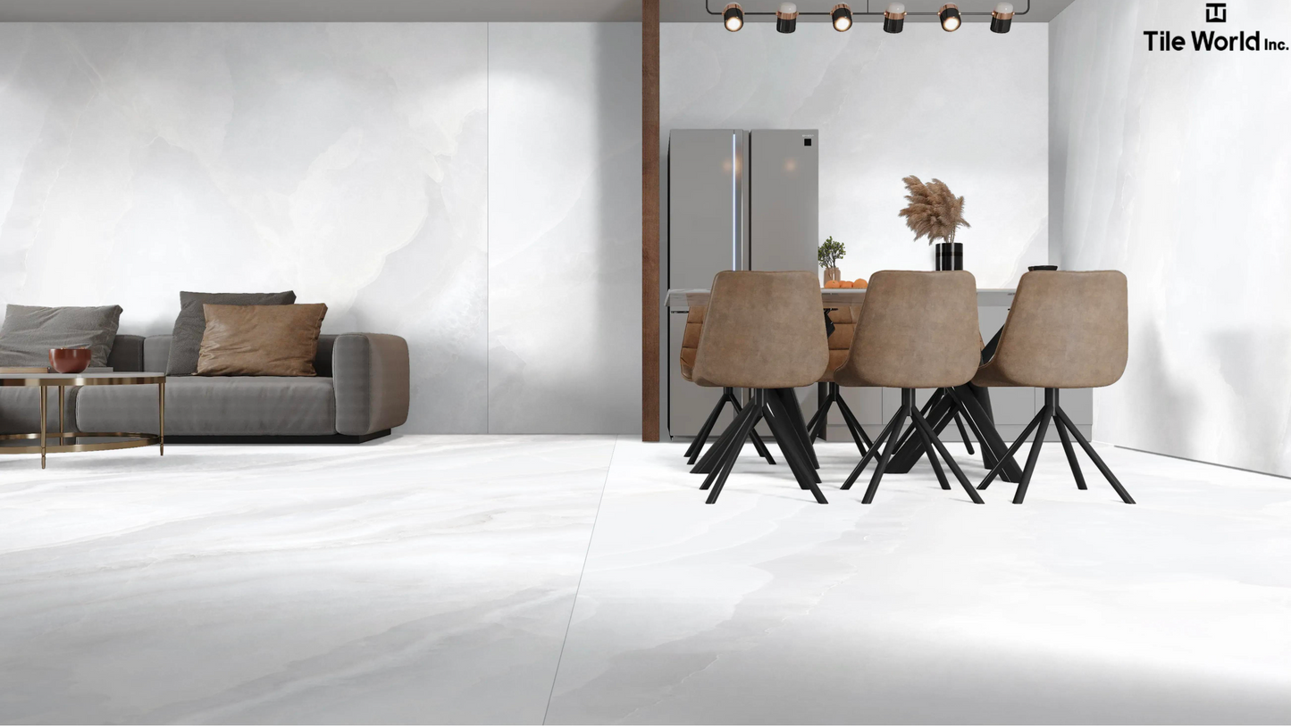 Tile World Laos Gris | Polished | 24’’ x 48’’ Porcelain Tile