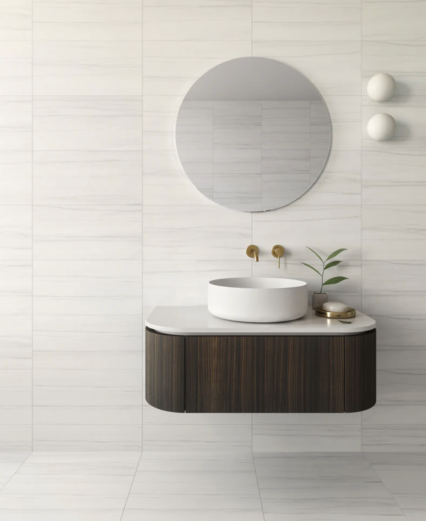 Ottimo Ceramics Bianco Dolomite 24’’ x 48’’ Matte Porcelain Tile