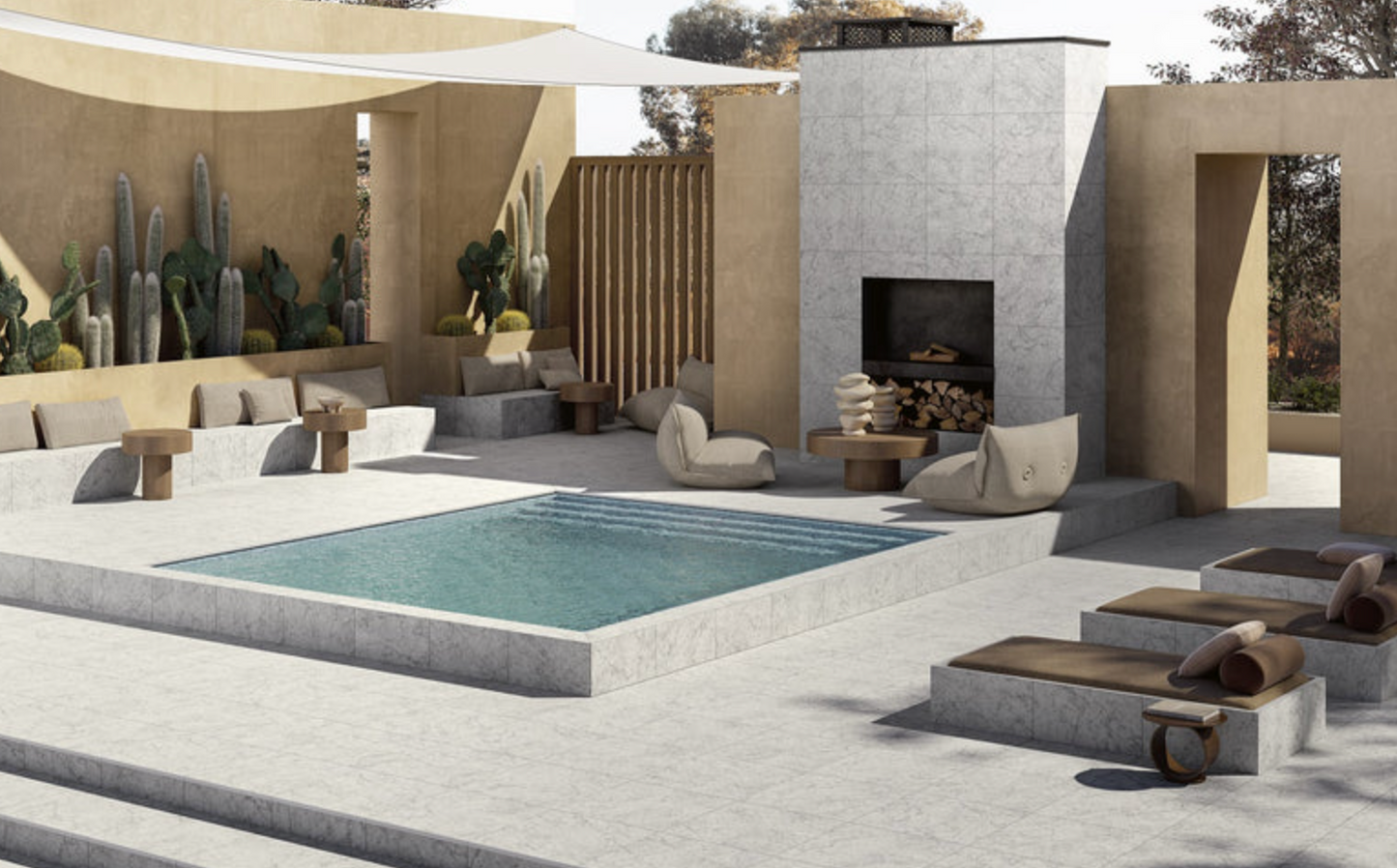 Ottimo Ceramics Carrara Paver 24’’ x 24’’ Matte Porcelain Tile