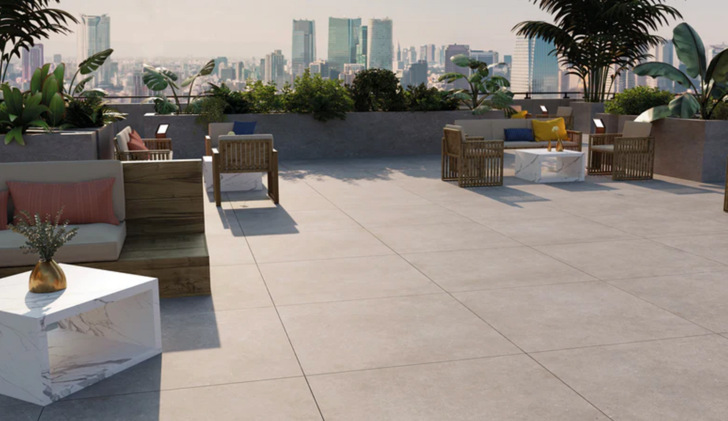 Ottimo Ceramics Breeze 48’’ x 48’’Bloom Beige Matte Porcelain Tile