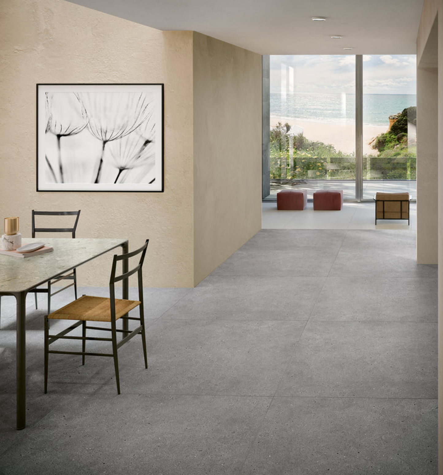 Ottimo Ceramics Breeze 48’’ x 48’’Bloom Beige Matte Porcelain Tile
