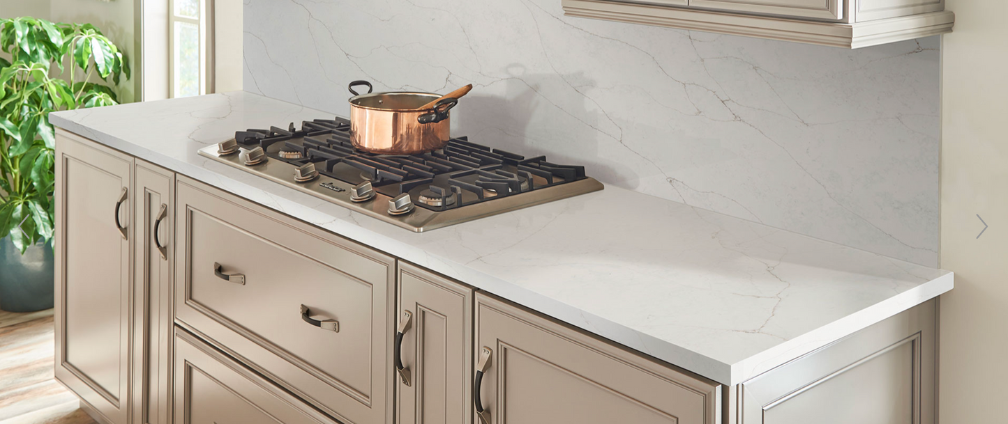 MSI Calacatta Prado |126x63| 2 cm Polished Quartz Slab