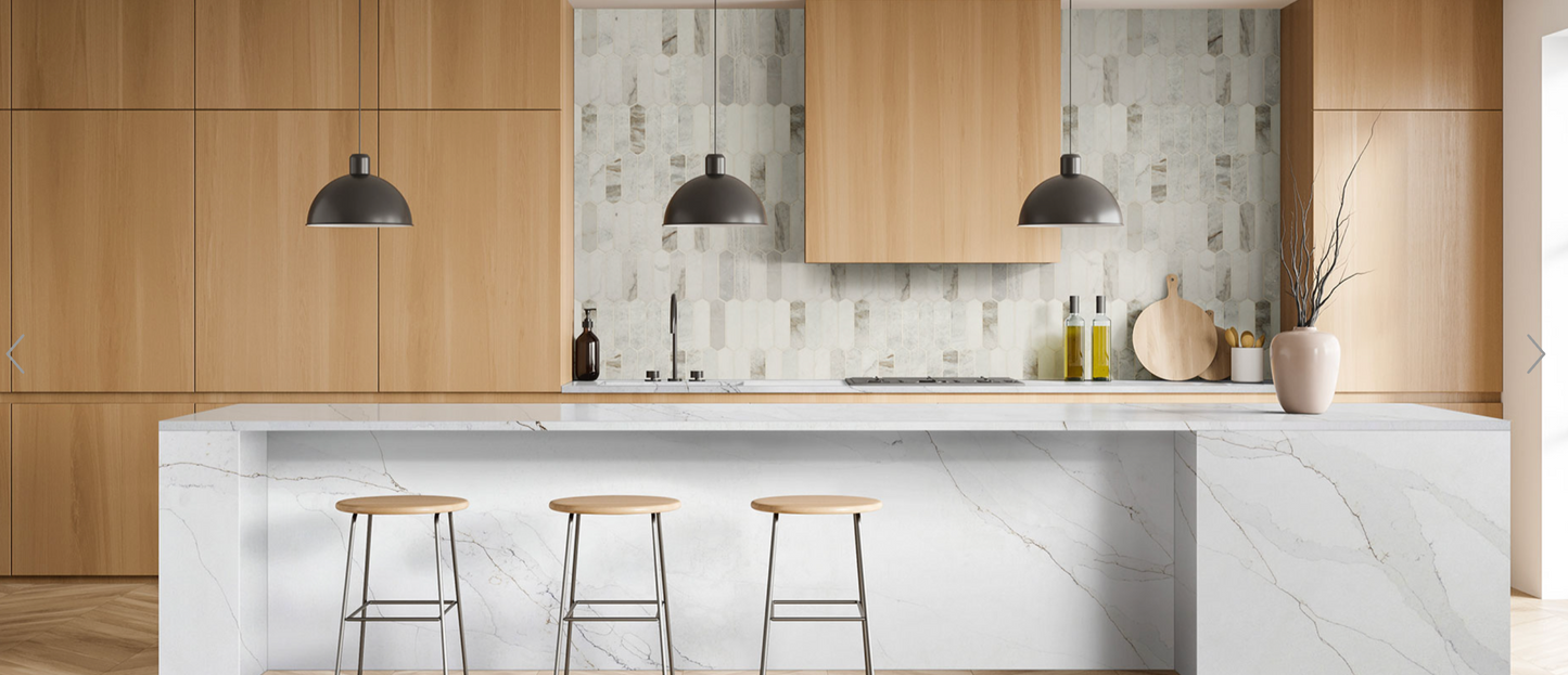 MSI Calacatta Miraggio Abezzo|126x63| 2 cm Polished Quartz Slab