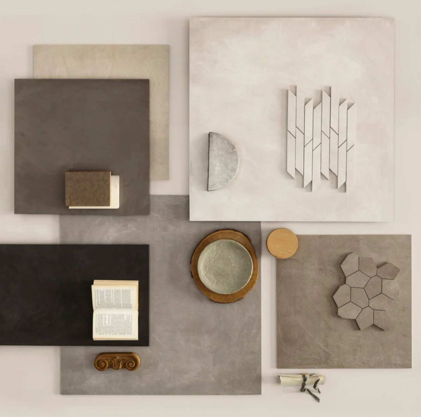 Ottimo Ceramics Comfort Stucco Concrete Look |White| 18’’ x 36’’ Matte Porcelain Tile