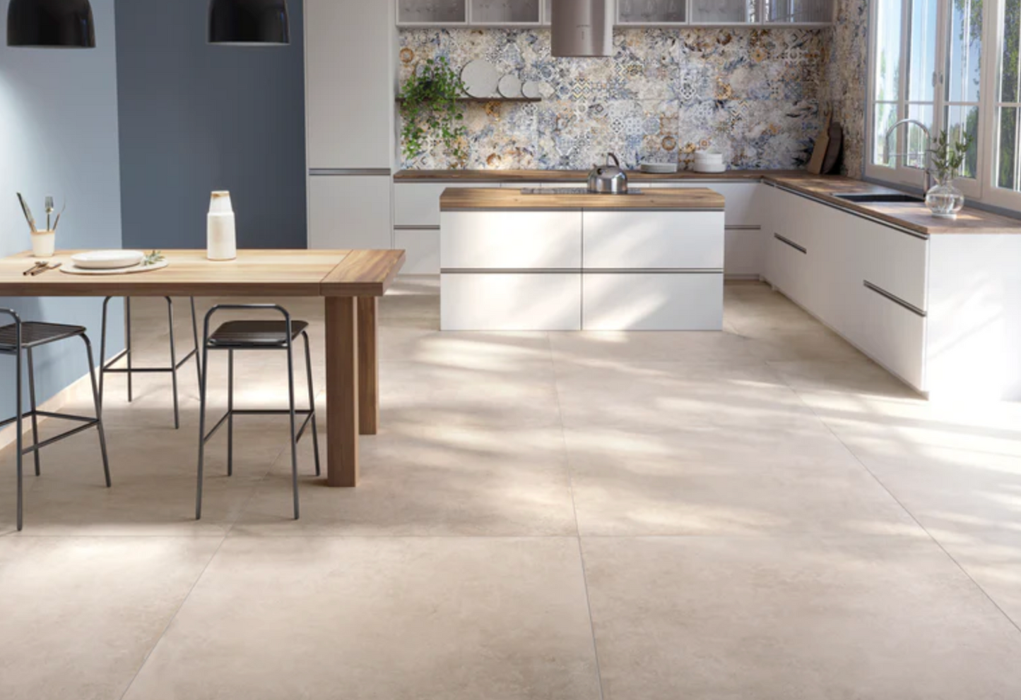 Ottimo Ceramics Conrad 48’’ x 48’’ |White | Matte Porcelain Tile