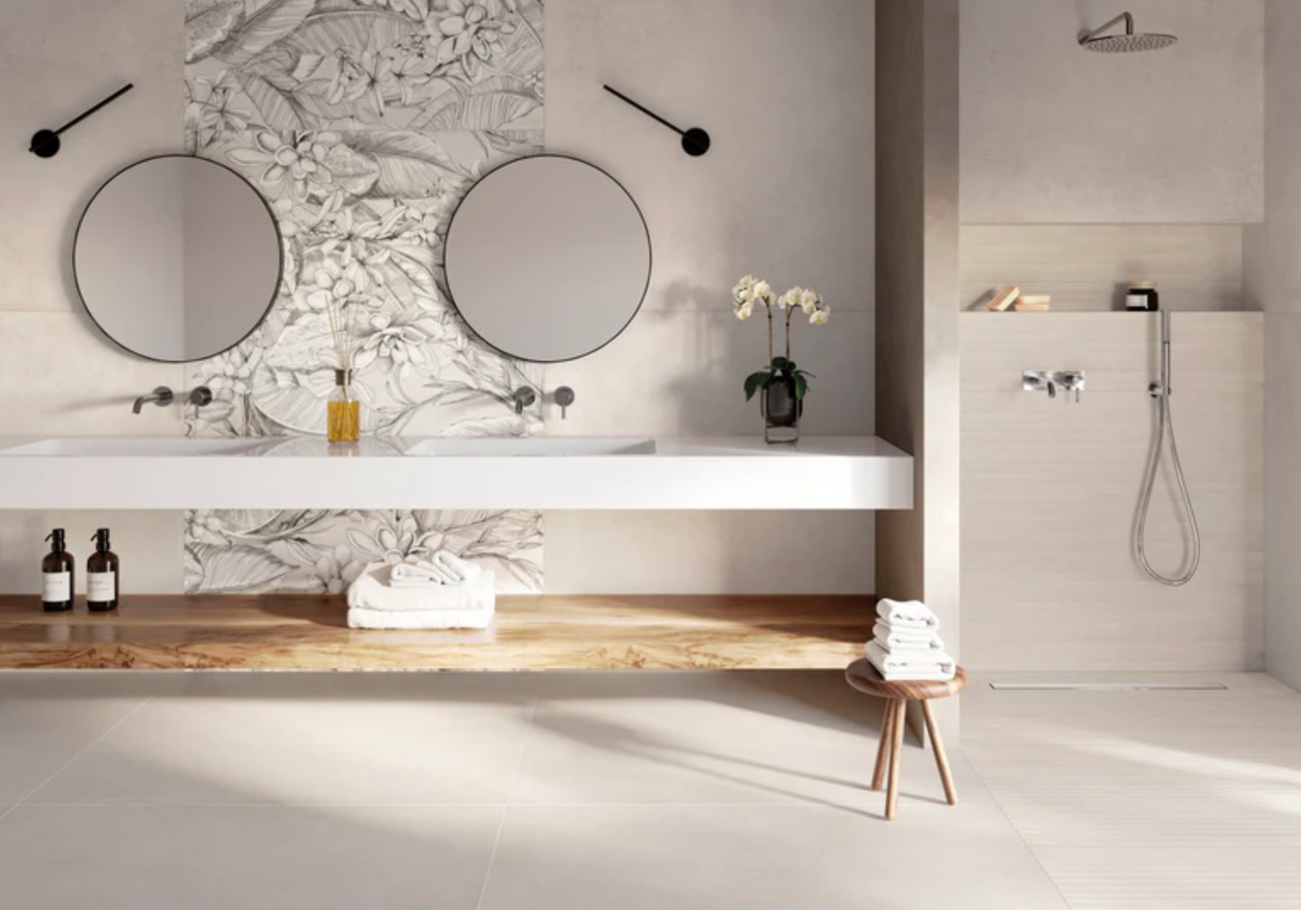 Ottimo Ceramics Conrad 48’’ x 48’’ |White | Matte Porcelain Tile