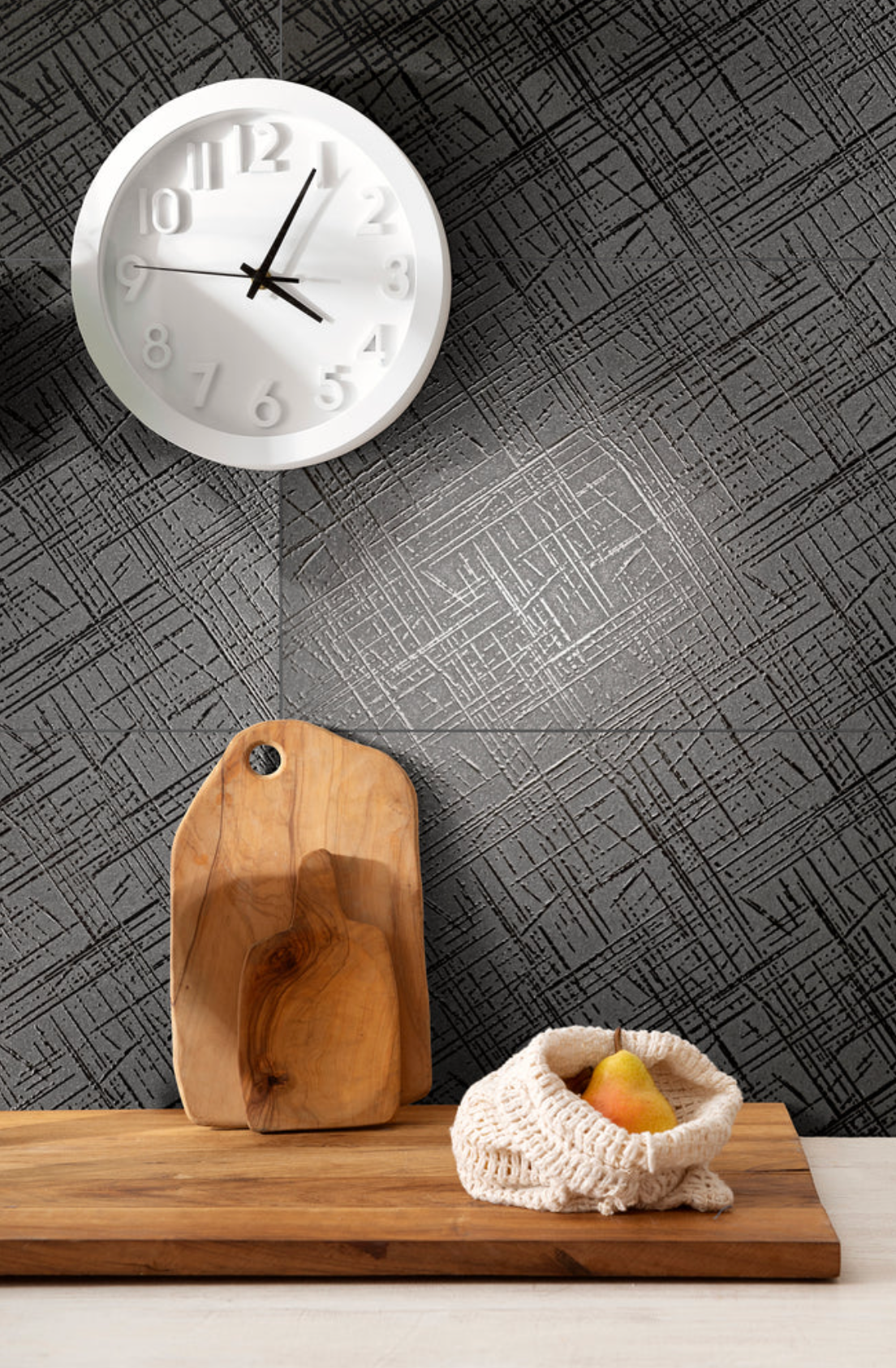 Ottimo Ceramics Carbon Lapatto |Black| 24’’ x 48’’ Semi Polished Porcelain Tile