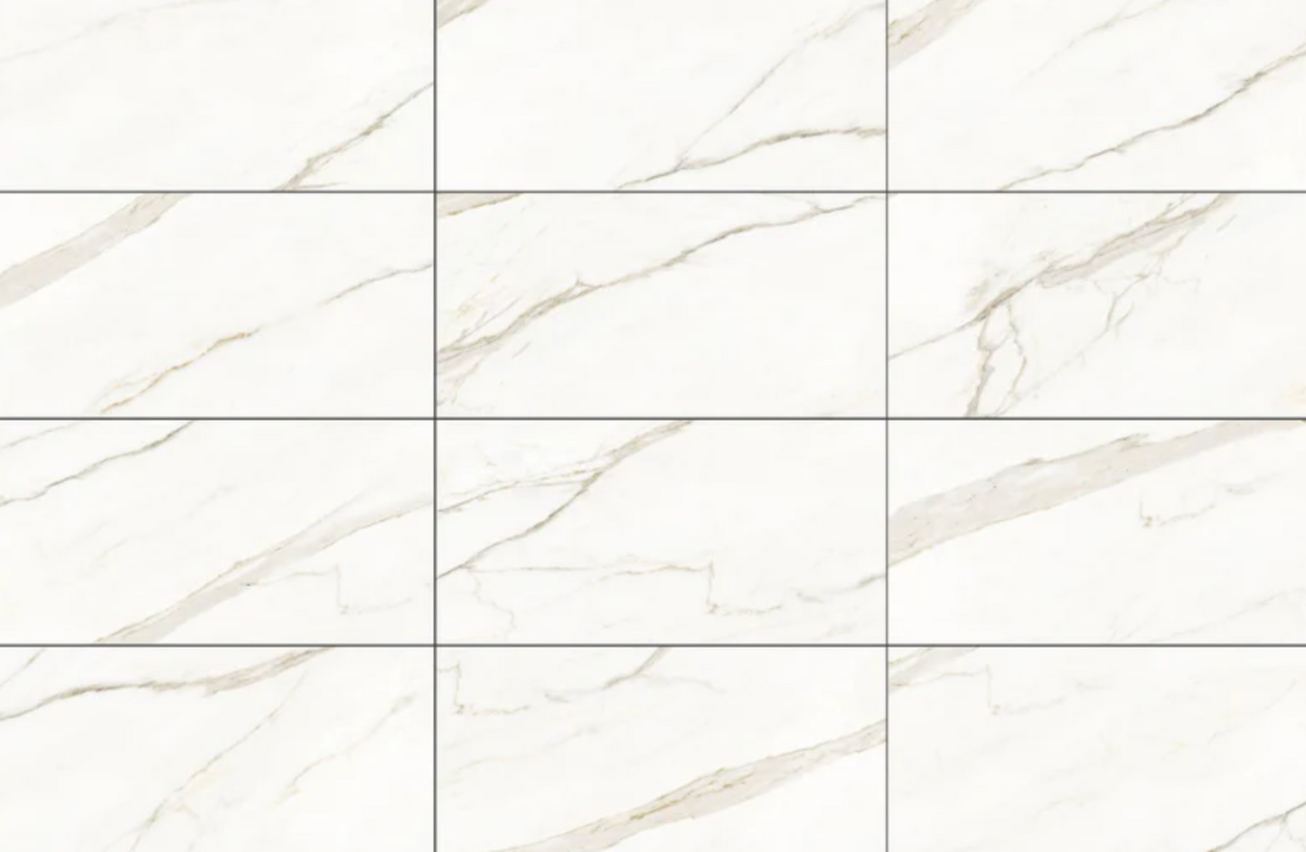 Ottimo Ceramics Elegance Gold Calacatta 24’’ x 24’’ Polished Porcelain Tile