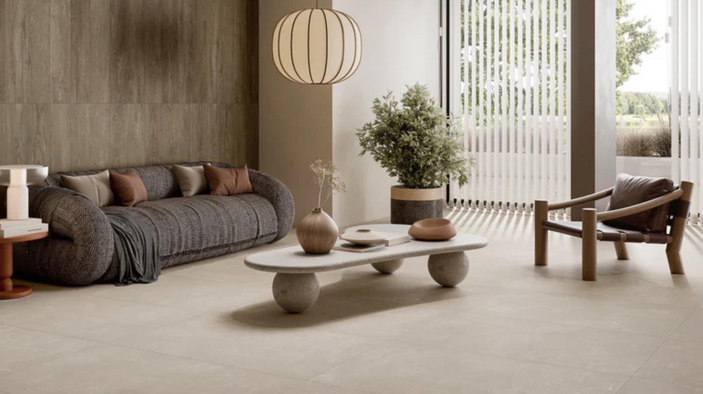 Ottimo Ceramics Essential | Graphite | 24’’ x 48’’ Matte Porcelain Tile