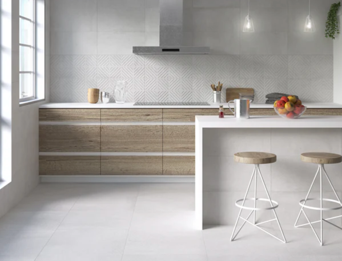 Ottimo Ceramics Elyt| Blanco | 12” x 24” Matte Porcelain Tile