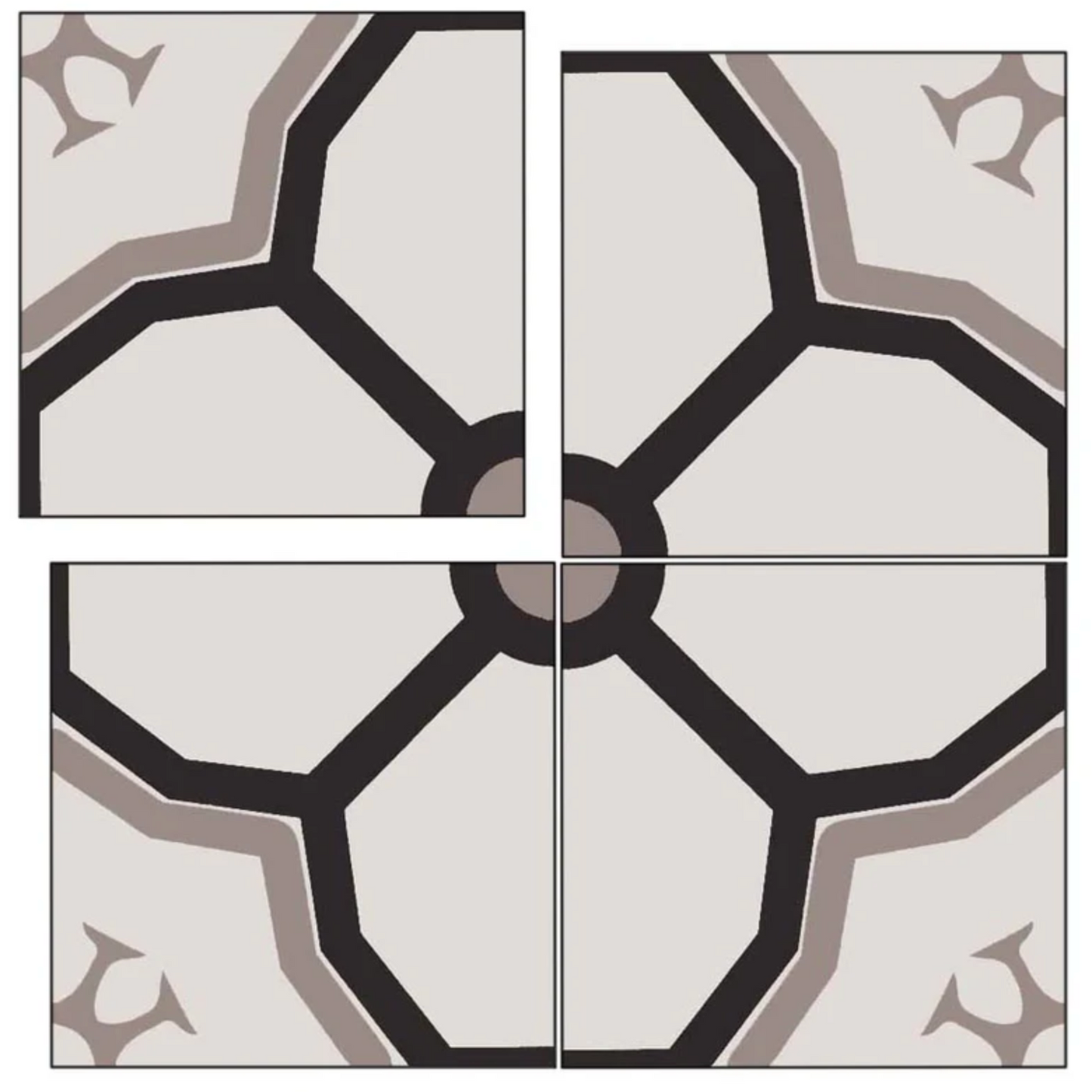 Ottimo Ceramics Broadway| Lily | 8” x 8” Matte Porcelain Tile