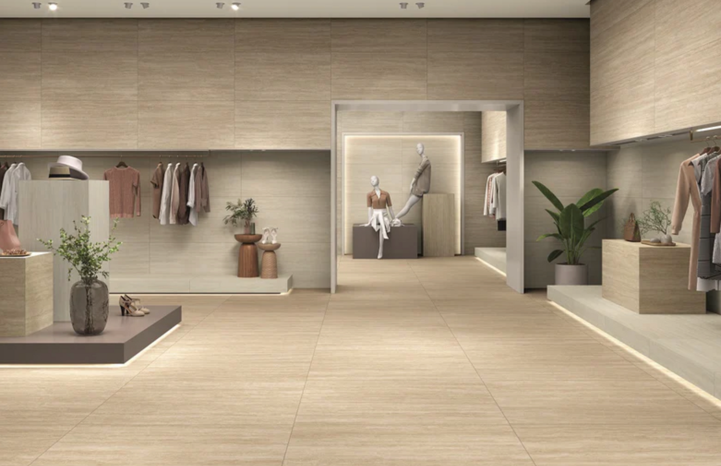 Ottimo Ceramics Fortune | Ivory | 24’’ x 48’’ Polished Porcelain Tile