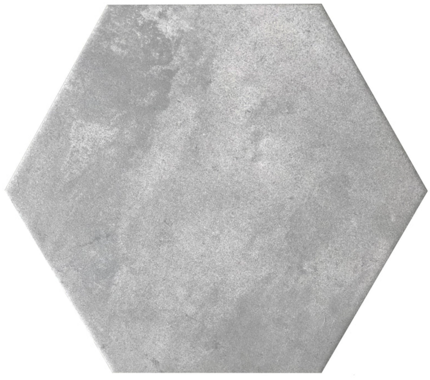 Ottimo Ceramics Ground Hexagon| Perla Light Grey | 10” x 11” Matte Porcelain Tile