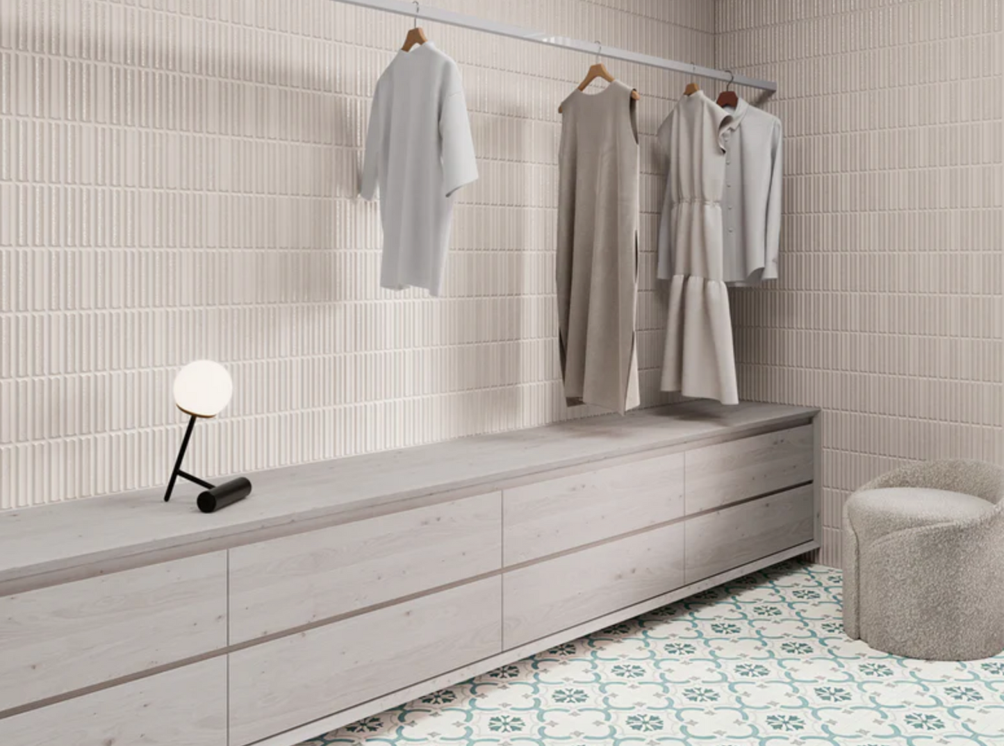 Ottimo Ceramics Highlight | Maple |8’’ x 16’’ Deco Ceramic Tile