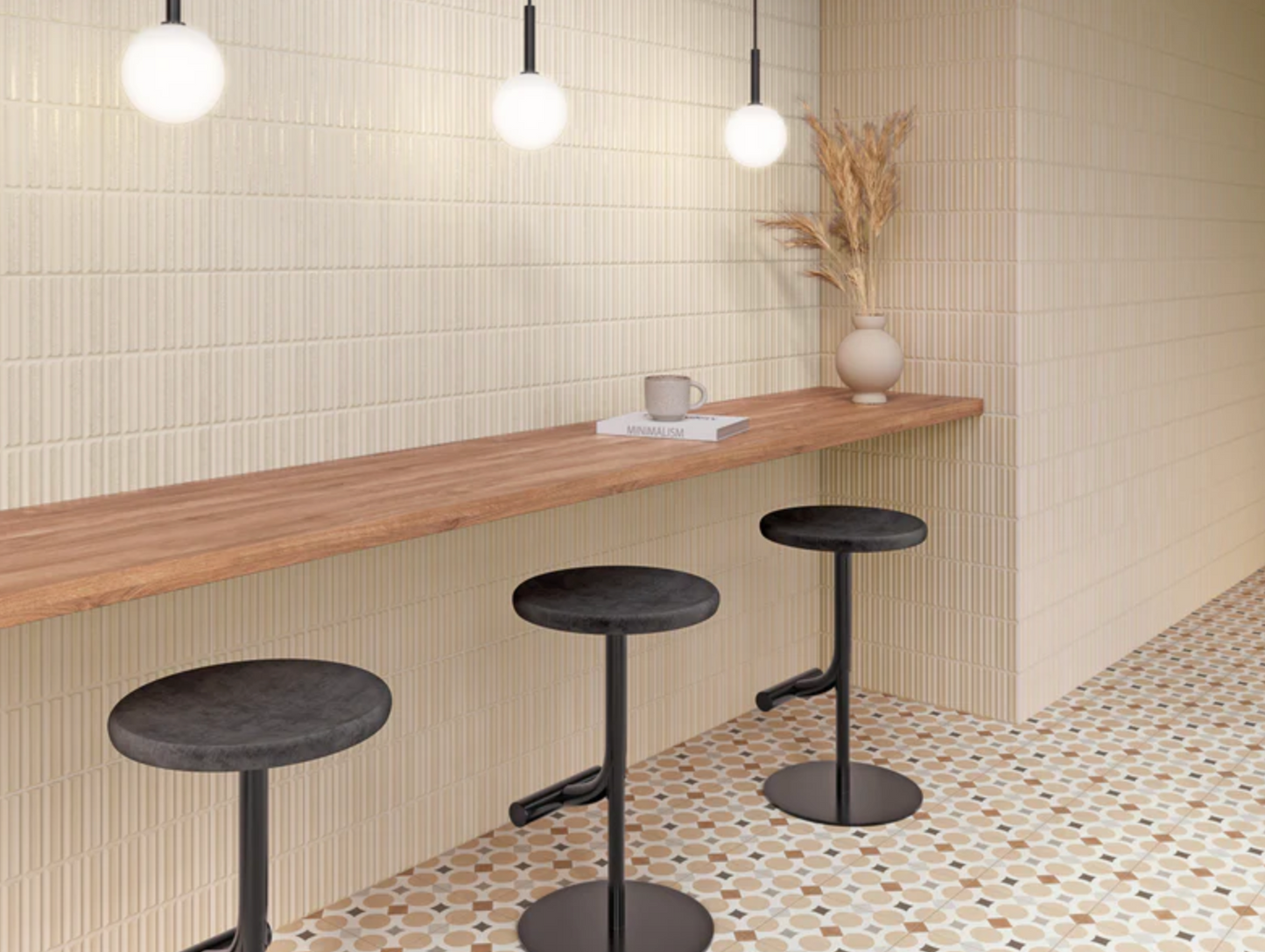 Ottimo Ceramics Highlight | Maple |8’’ x 16’’ Deco Ceramic Tile