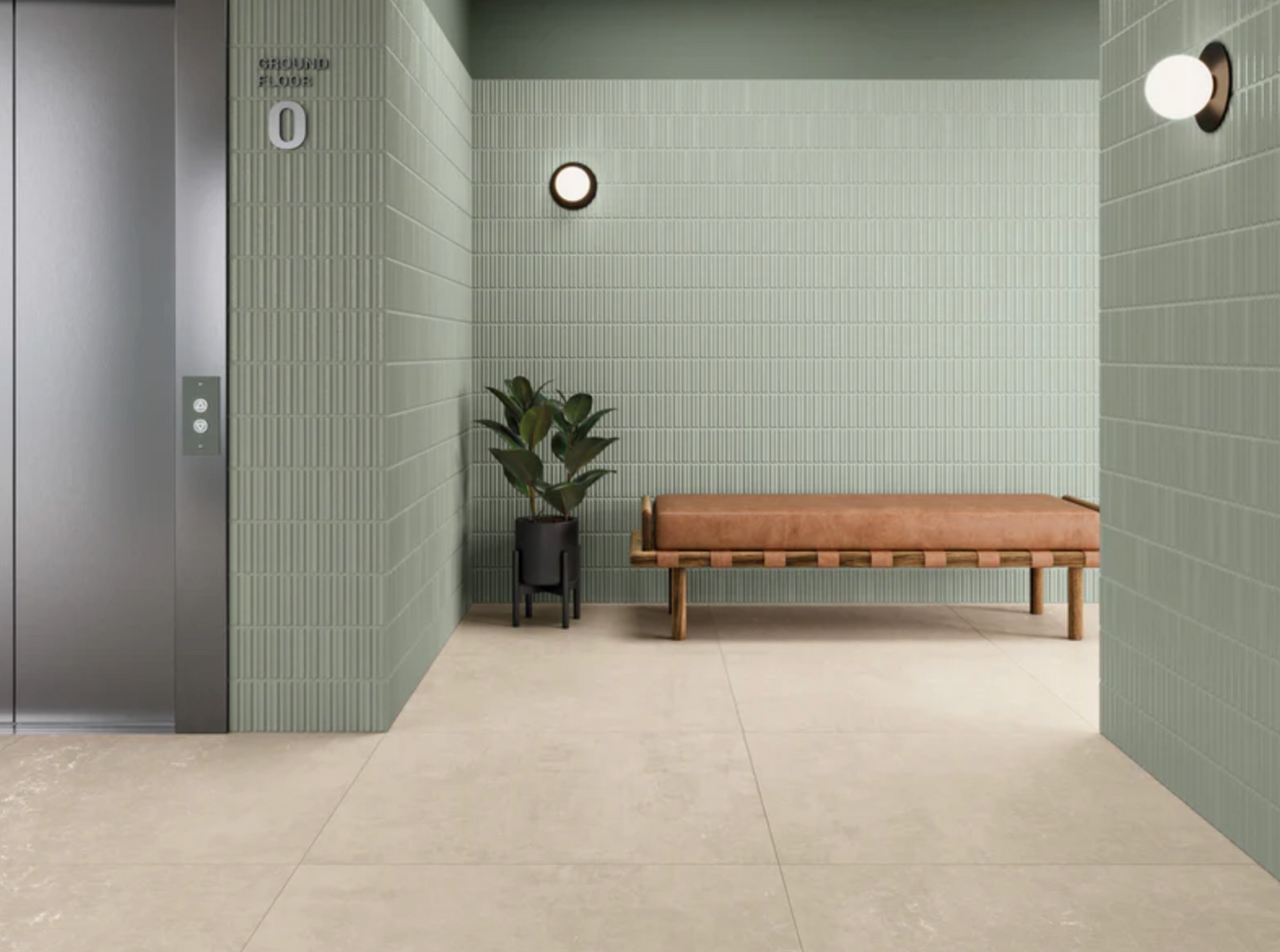 Ottimo Ceramics Highlight | Maple |8’’ x 16’’ Deco Ceramic Tile