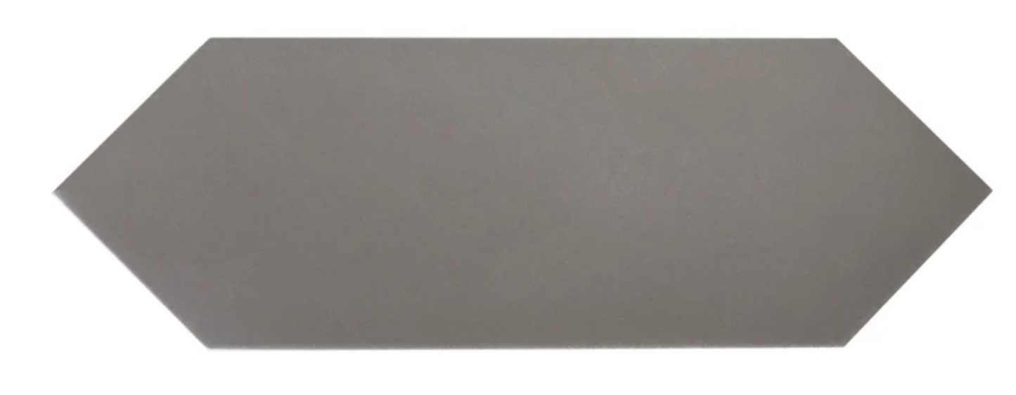 Ottimo Ceramics Castillo Picket Elongated Hexagon |White| 4” x 12” Matte Porcelain Tile