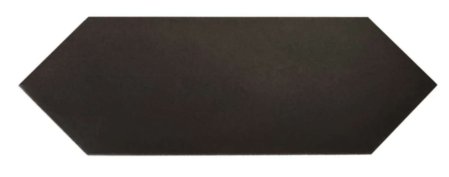 Ottimo Ceramics Castillo Picket Elongated Hexagon |White| 4” x 12” Matte Porcelain Tile
