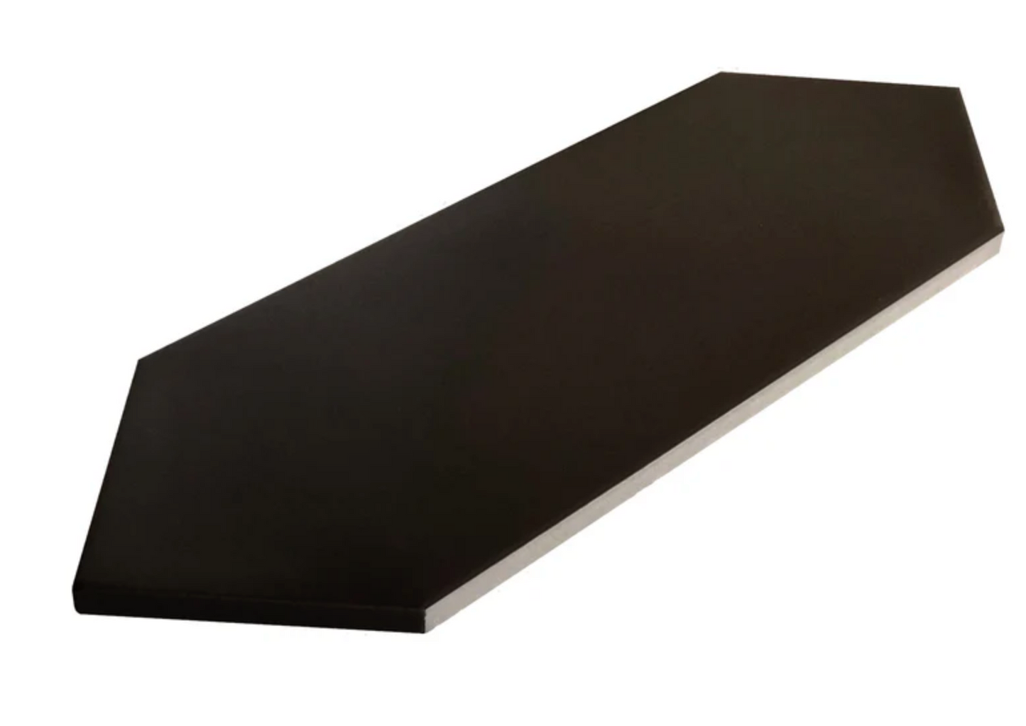 Ottimo Ceramics Castillo Picket Elongated Hexagon |White| 4” x 12” Matte Porcelain Tile