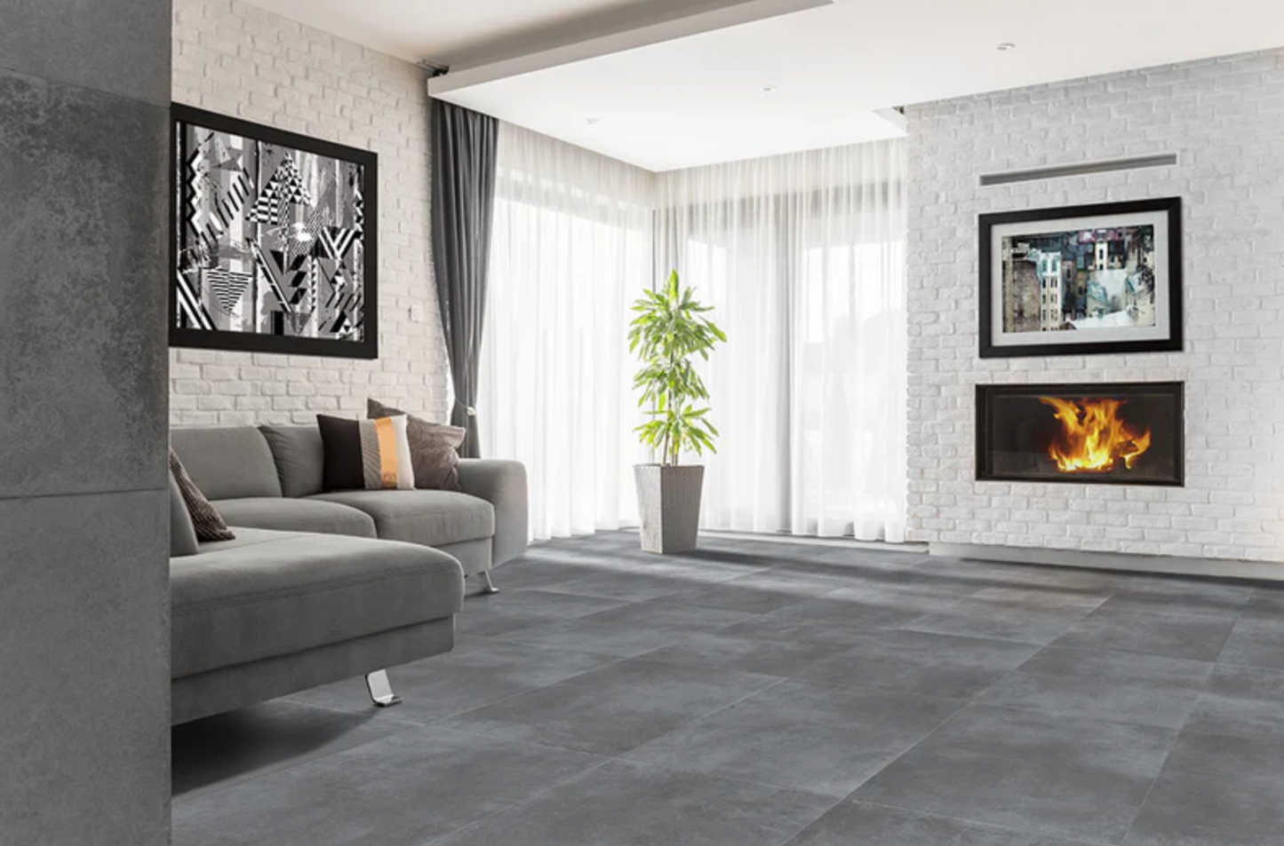 Ottimo Ceramics Loft | White | 24’’ x 48’’ Matte Porcelain Tile