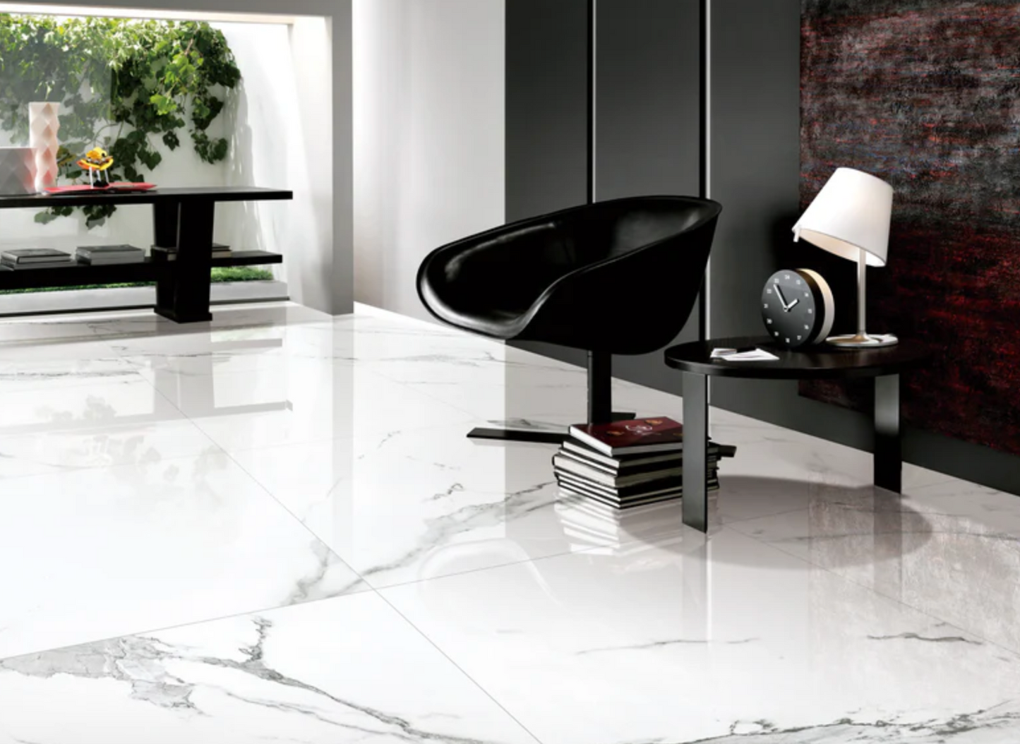 Ottimo Ceramics Calacatta 24’’ x 24’’ Polished Porcelain Tile