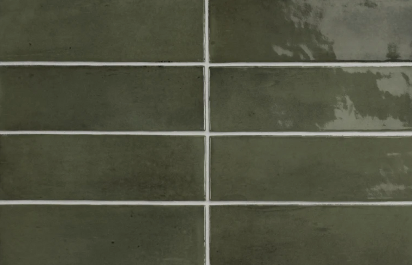 Ottimo Ceramics Soco | White | 2” x 6” Glazed Glossed Porcelain Tile