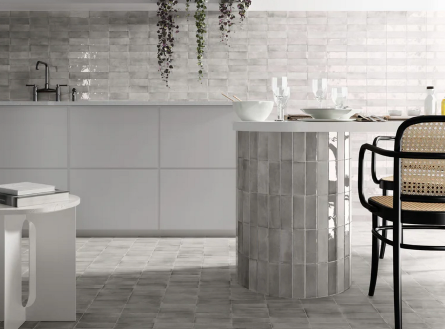 Ottimo Ceramics Soco | White | 2” x 6” Glazed Glossed Porcelain Tile