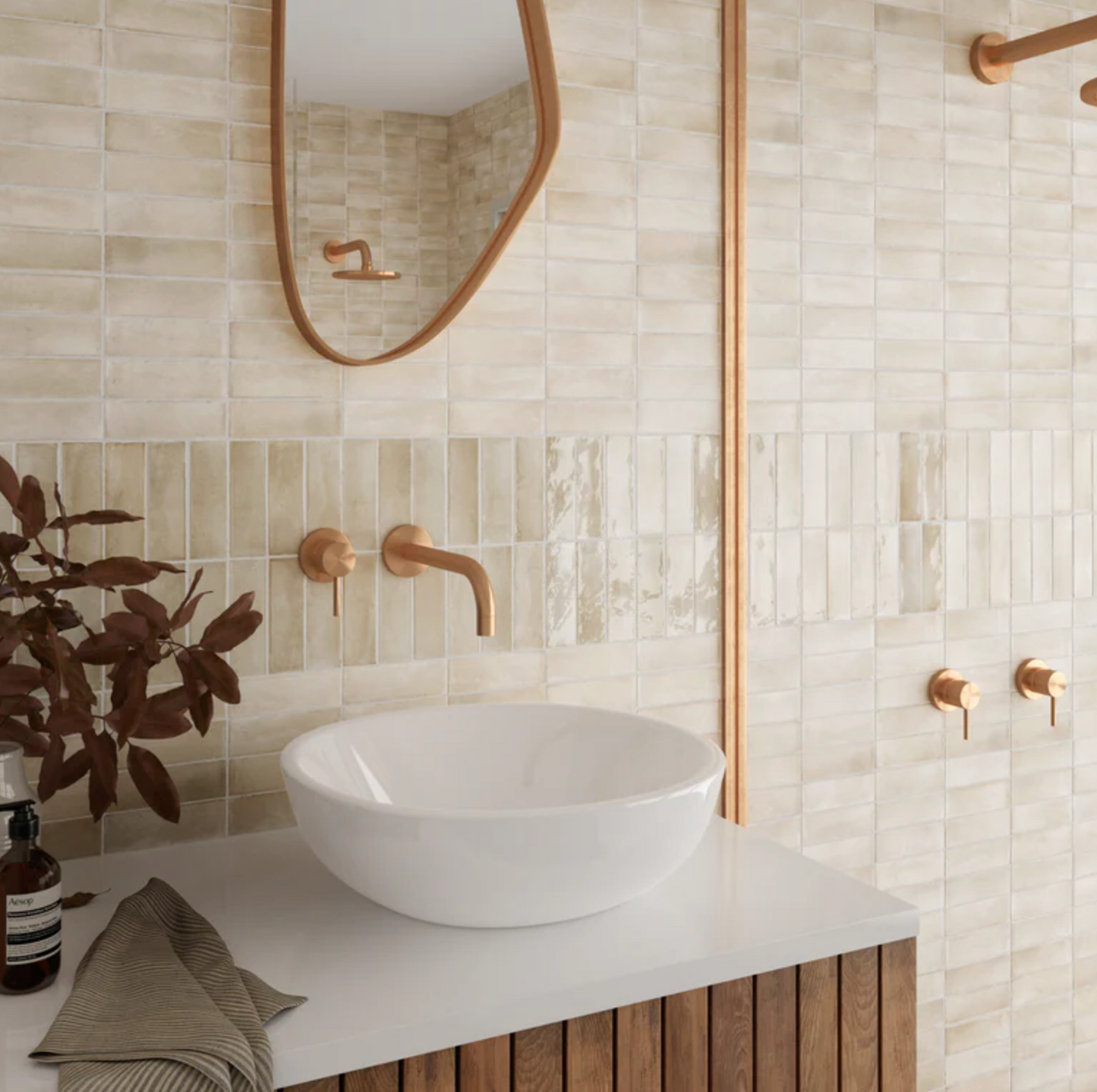 Ottimo Ceramics Soco | White | 2” x 6” Glazed Glossed Porcelain Tile
