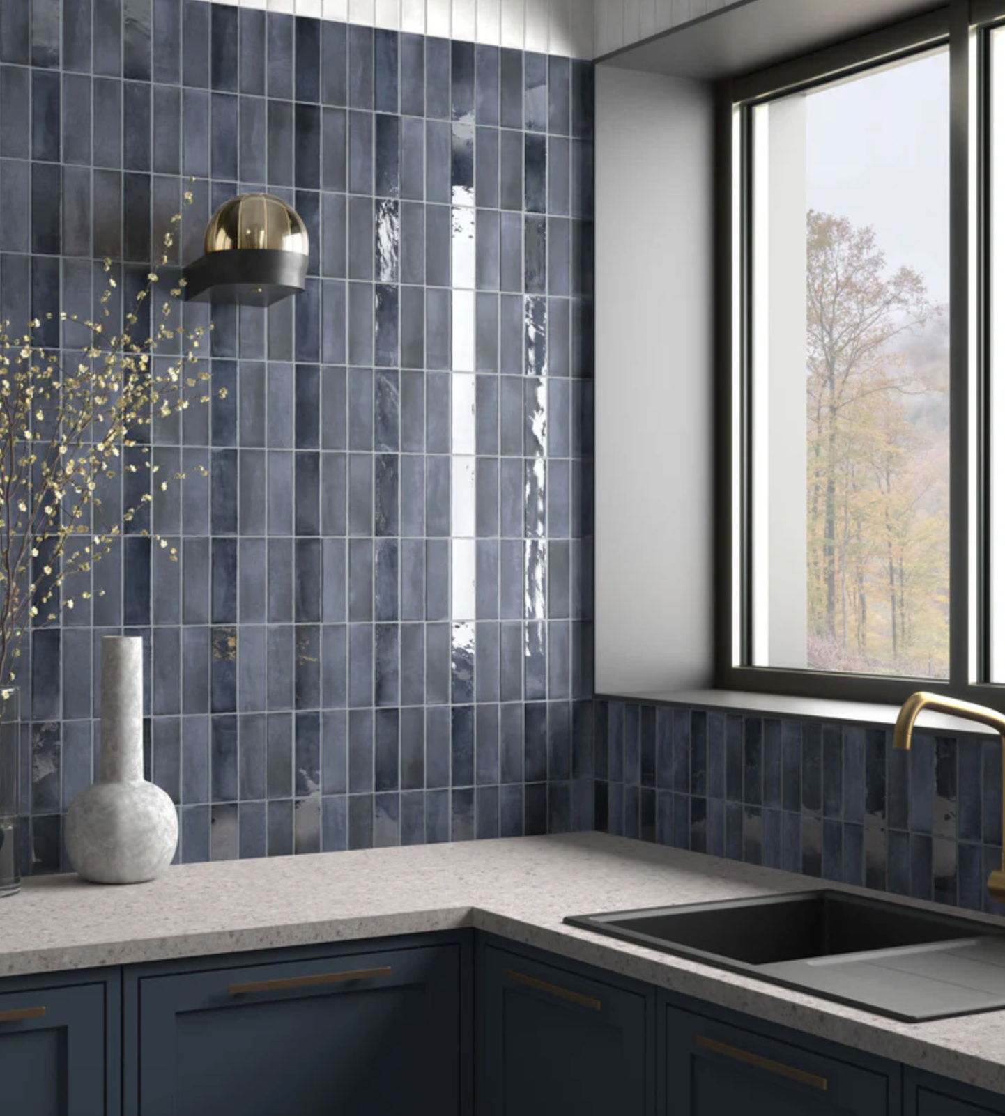 Ottimo Ceramics Soco | White | 2” x 6” Glazed Glossed Porcelain Tile