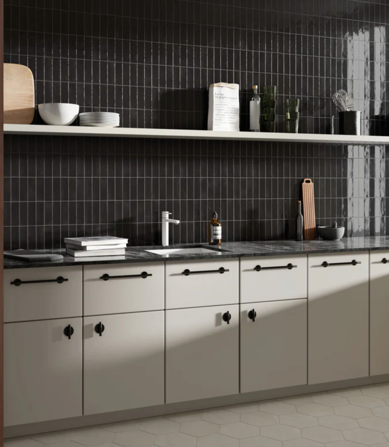 Ottimo Ceramics Soco | White | 2” x 6” Glazed Glossed Porcelain Tile