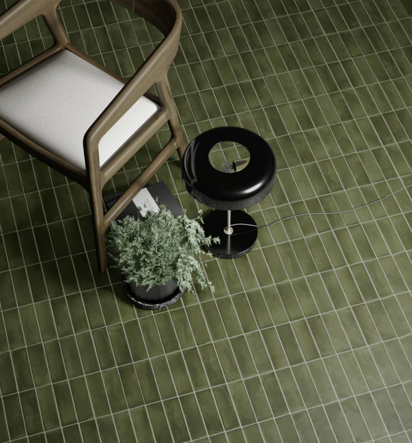 Ottimo Ceramics Soco | White | 2” x 6” Glazed Glossed Porcelain Tile